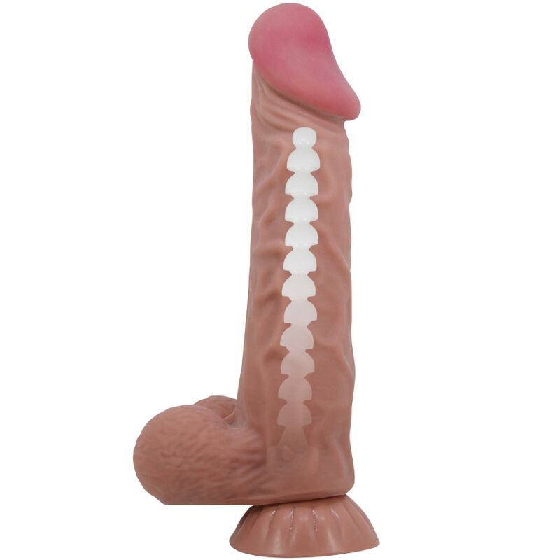 Dildos-Sliding Skin Series Dildo Realistic cu Ventuză, Maro, 24 6 img 173440 c9c081bab81cfa0767605c67cab16c8a 1