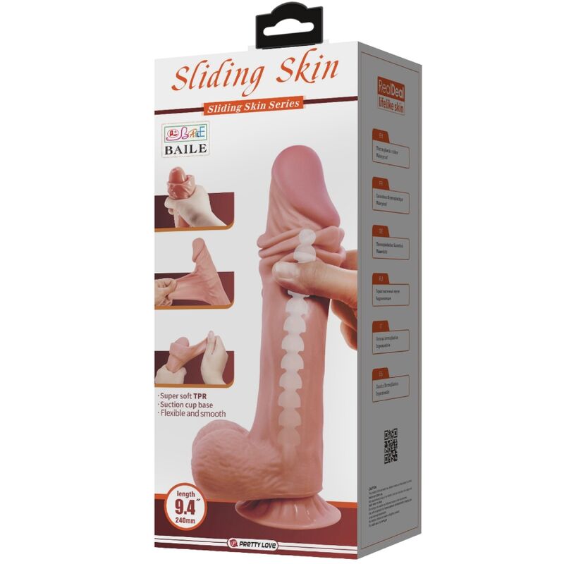 Dildos-Sliding Skin Series Dildo Realistic cu Ventuză, Maro, 24 2 img 173444 4d8e8f21a1db459bbd4c8df556c1fcf3 1