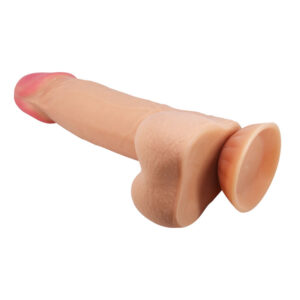 Dildos-Sliding Skin Series Dildo Realist cu Ventuză 21.8 cm-TPR - imagine 4