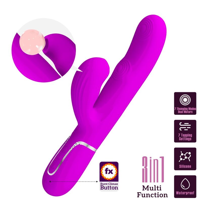 High Tech-Perliță Multifuncțională 3 in 1 Vibrator G-spot 6 img 173614 f1723e508b501040bc0d01deee5d82bb 1