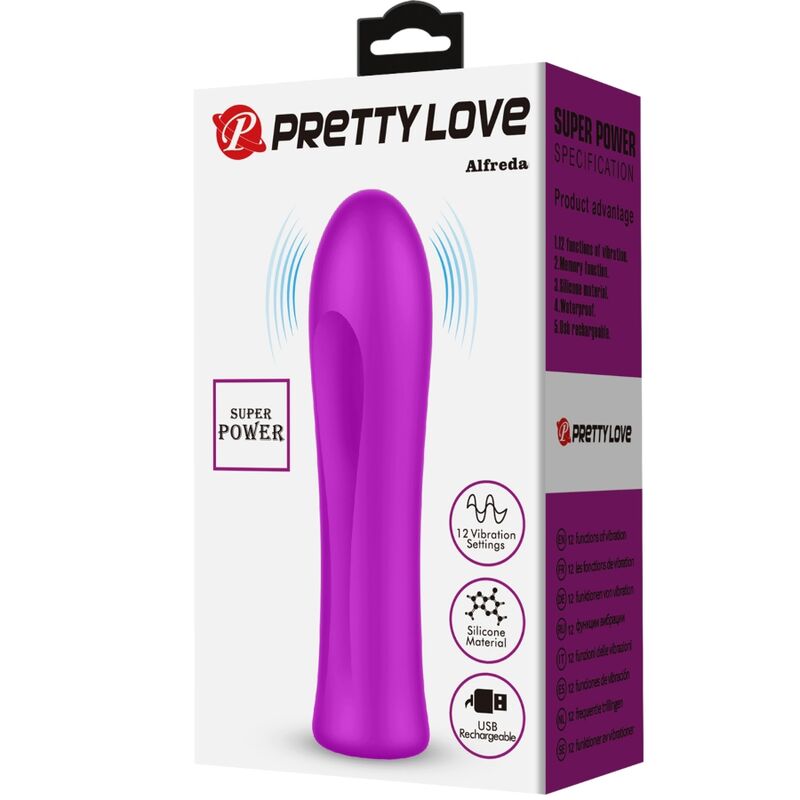 Fun Toys-Alfreda Super Power Vibrator Violet-Silicon, 12 Trepte 2 img 173675 b32b51ce4466ad580513f8245378c5b3 1
