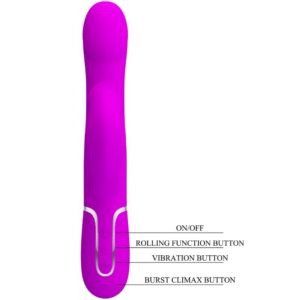 High Tech-Rabbit Vibrator Pearls Violet-Silicon, 7 Trepte, USB 18 High Tech-Rabbit Vibrator Pearls Violet-Silicon, 7 Trepte, USB - imagine 8