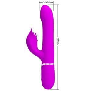 High Tech-Rabbit Vibrator Pearls Violet-Silicon, 7 Trepte, USB 17 High Tech-Rabbit Vibrator Pearls Violet-Silicon, 7 Trepte, USB - imagine 7