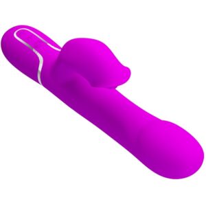 High Tech-Rabbit Vibrator Pearls Violet-Silicon, 7 Trepte, USB 14 High Tech-Rabbit Vibrator Pearls Violet-Silicon, 7 Trepte, USB - imagine 4