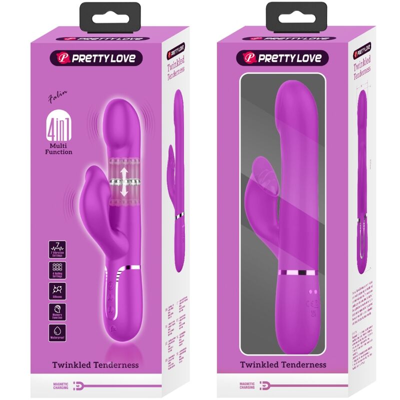 High Tech-Rabbit Vibrator Pearls Violet-Silicon, 7 Trepte, USB 10 img 173752 0c263150f37d9db28eca802b673968f6 1