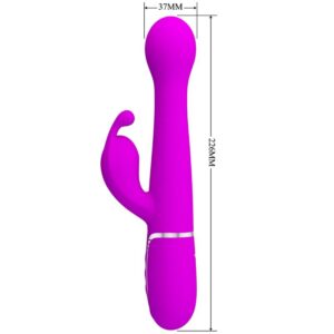 High Tech-Dejon Rabbit Vibrator 3 în 1 Multifuncțional 20 High Tech-Dejon Rabbit Vibrator 3 în 1 Multifuncțional - imagine 10