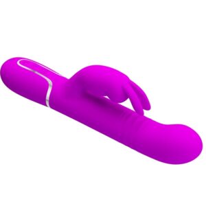 High Tech-Coale Rabbit Vibrator Pearls Violet-Silicon, 7 Trepte - imagine 3