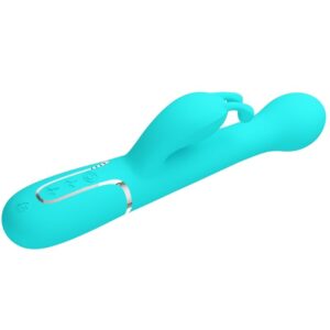 High Tech-Dejon Rabbit Vibrator 3 in 1 Multifuncțional Aqua 16 High Tech-Dejon Rabbit Vibrator 3 in 1 Multifuncțional Aqua - imagine 6