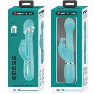 High Tech-Dejon Rabbit Vibrator 3 in 1 Multifuncțional Aqua 14 High Tech-Dejon Rabbit Vibrator 3 in 1 Multifuncțional Aqua - imagine 4