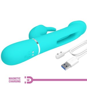 High Tech-Kampas Rabbit 3 în 1 Multifuncțional Vibrator cu Limbă 13 High Tech-Kampas Rabbit 3 în 1 Multifuncțional Vibrator cu Limbă - imagine 3