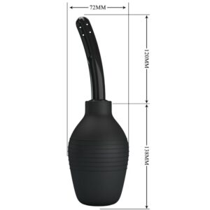 Mr Play-Irigator Anal Blkc Super Power Negru-Reincarcabil, USB - imagine 7