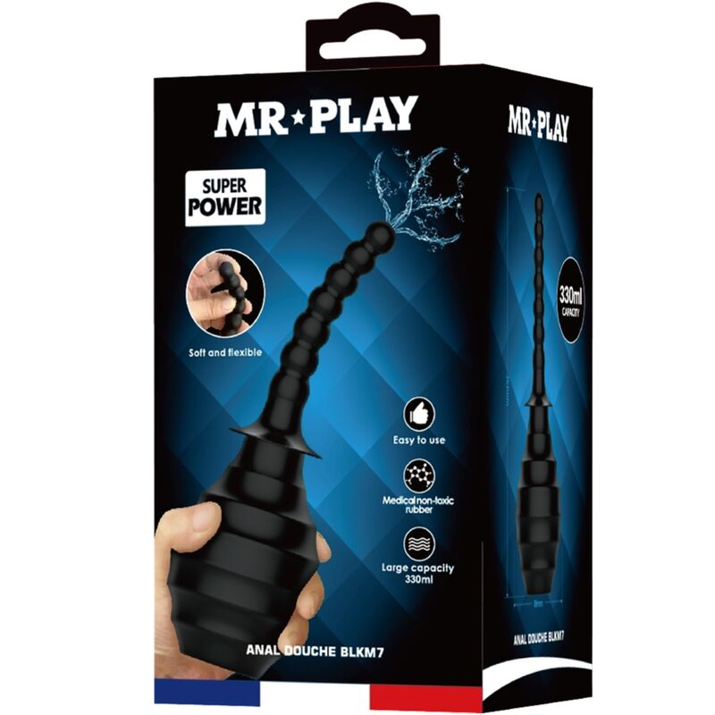 Mr Play-Irigator Anal BLKM7 Super Power Black-Reincarcabil, USB 3 img 174109 4cd778e786c66781da4439fdda19ece3 1