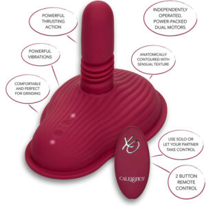 Calexotics-Rider Massager Dublu Motor cu Telecomandă - imagine 4