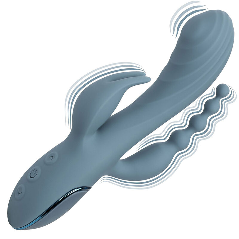 Calexotics-Vibrator Triple Ecstasy Gri-Silicon, 3 Trepte 8 img 174242 cf350badf3ccb653974c5ae97c319bac 1