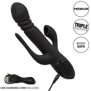 Calexotics-Vibrator Triple Euphoria Negru-3 Trepte, Reincarcabil 16 Calexotics-Vibrator Triple Euphoria Negru-3 Trepte, Reincarcabil - imagine 6