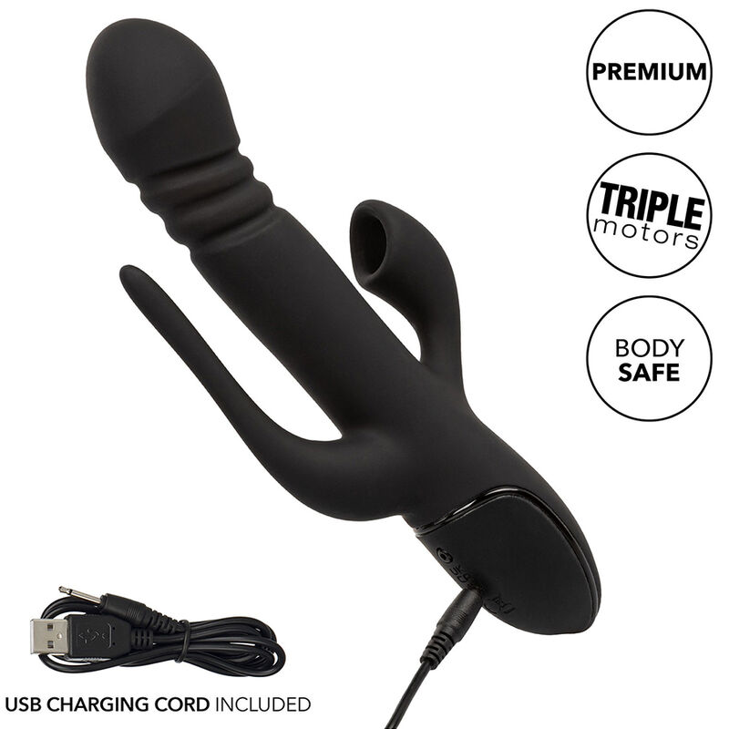 Calexotics-Vibrator Triple Euphoria Negru-3 Trepte, Reincarcabil 6 img 174254 91de67202bed64398d232f308881fb89 1