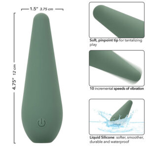 Calexotics-Mod Chic Stimulator Verde-Silicon, 10 Trepte 17 Calexotics-Mod Chic Stimulator Verde-Silicon, 10 Trepte - imagine 8
