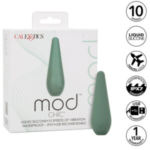 Calexotics-Mod Chic Stimulator Verde-Silicon, 10 Trepte 18 Calexotics-Mod Chic Stimulator Verde-Silicon, 10 Trepte - imagine 9