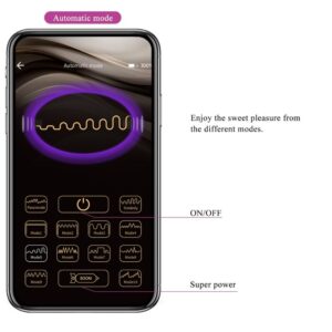 App Series-Nymph Ou Vibrator Controlat prin App, Lila-Silicon 19 App Series-Nymph Ou Vibrator Controlat prin App, Lila-Silicon - imagine 9