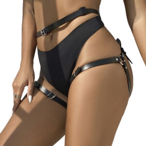 Subblime Fetish-Ham din Piele pentru Talie si Picioare Negru One 18 Subblime Fetish-Ham din Piele pentru Talie si Picioare Negru One - imagine 8
