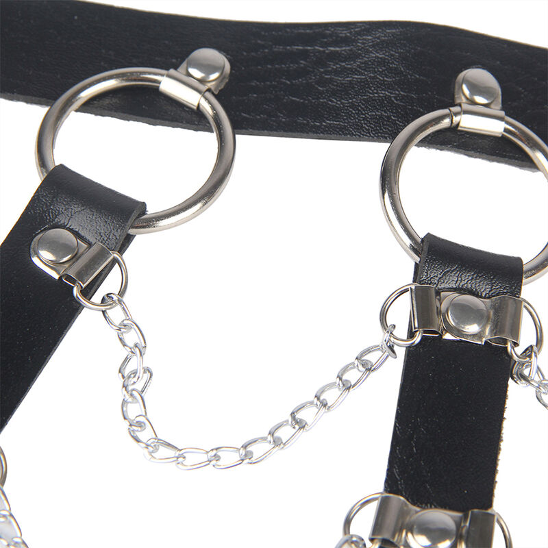 Subblime - Ham pentru Piept din Piele cu Lanțuri Negru One Size 4 img 175120 b21602840649b3d81ac8c01847c159d4 1