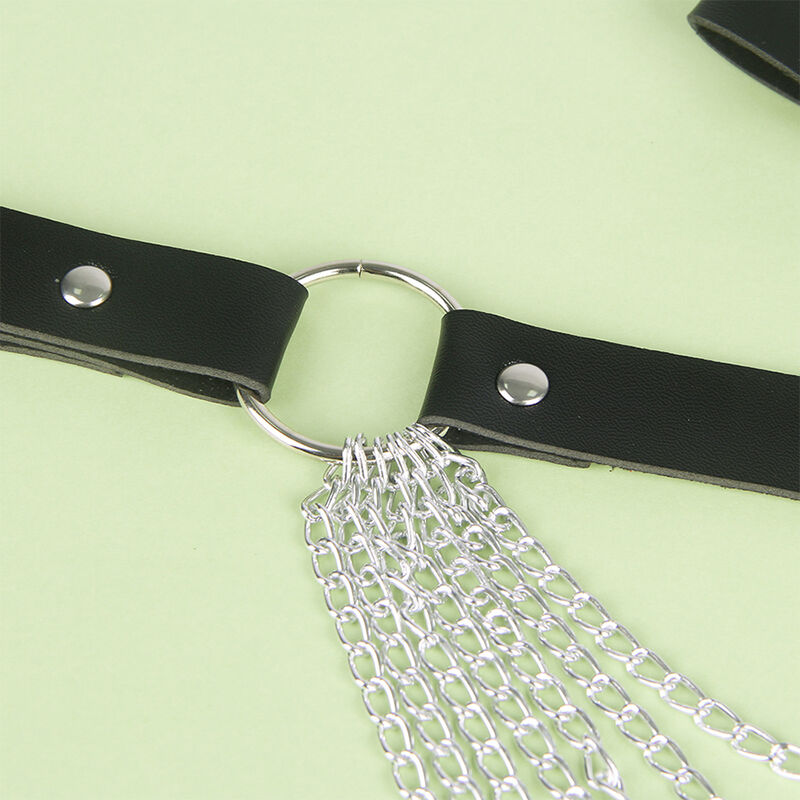 Subblime - Curea din Piele cu Lanț Neagră One Size 2 img 175130 872e98a65b6f707d3fd2bb0921712aa1 1