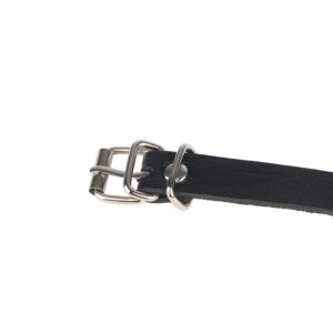 Subblime - Curea Lanț cu Inele cu Piele, Negru, One Size 19 Subblime - Curea Lanț cu Inele cu Piele, Negru, One Size - imagine 8