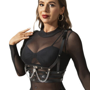 Subblime - Corset Harness cu Lanțuri One Size - imagine 10