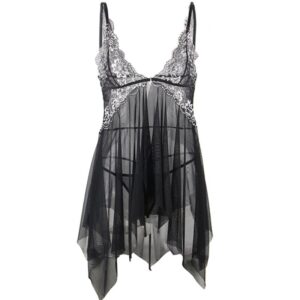 Subblime - Babydoll din Tul cu Dantelă la Piept /, S/M/L/XL 17 Subblime - Babydoll din Tul cu Dantelă la Piept /, S/M/L/XL - imagine 3