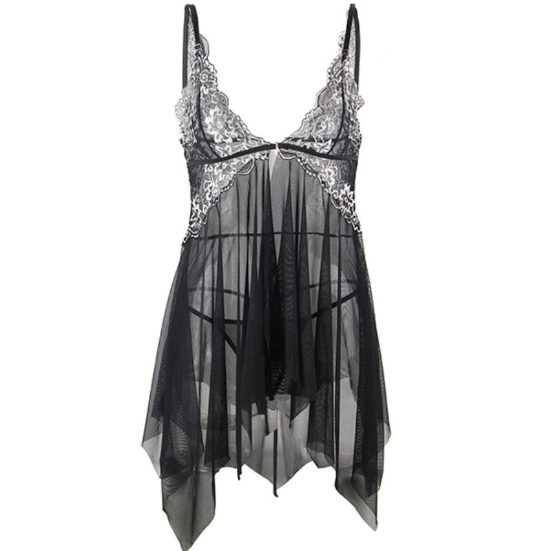 Subblime - Babydoll din Tul cu Dantelă la Piept /, S/M/L/XL 3 img 175500 72c4cf970927316b37aff0164e7875cf 1