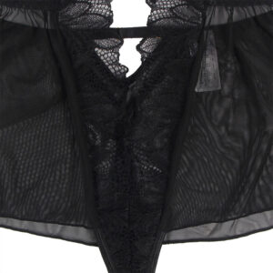 Subblime-Teddy Halter Neck Spate Gol din Dantelă Negru/, S/M/L/XL · Lenjerie Sexy Femei (imaginea 7)
