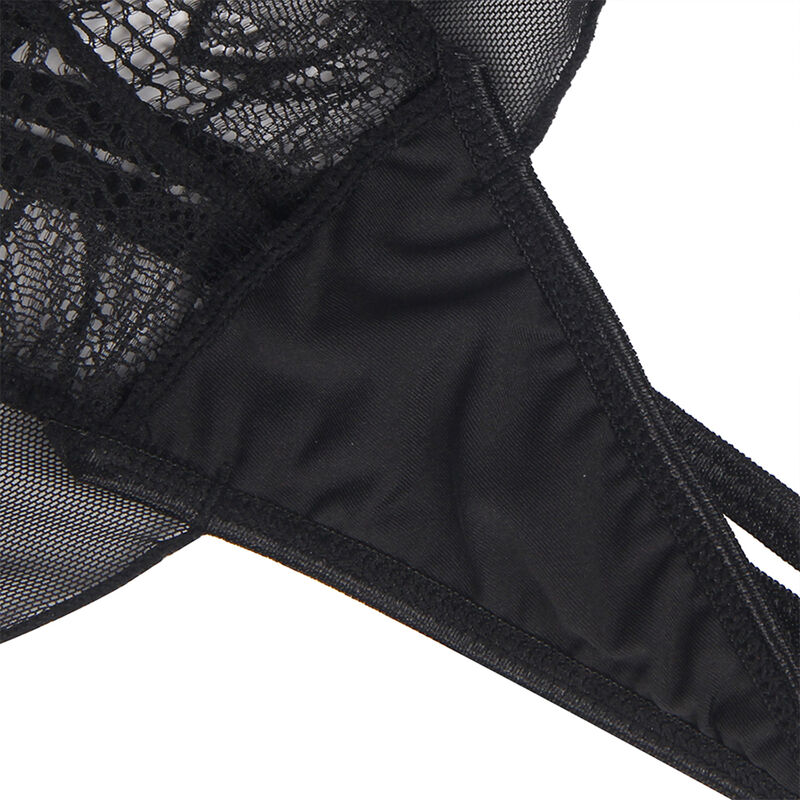 Subblime-Teddy Halter Neck Spate Gol din Dantelă Negru/, S/M/L/XL · Lenjerie Sexy Femei (imaginea 6)