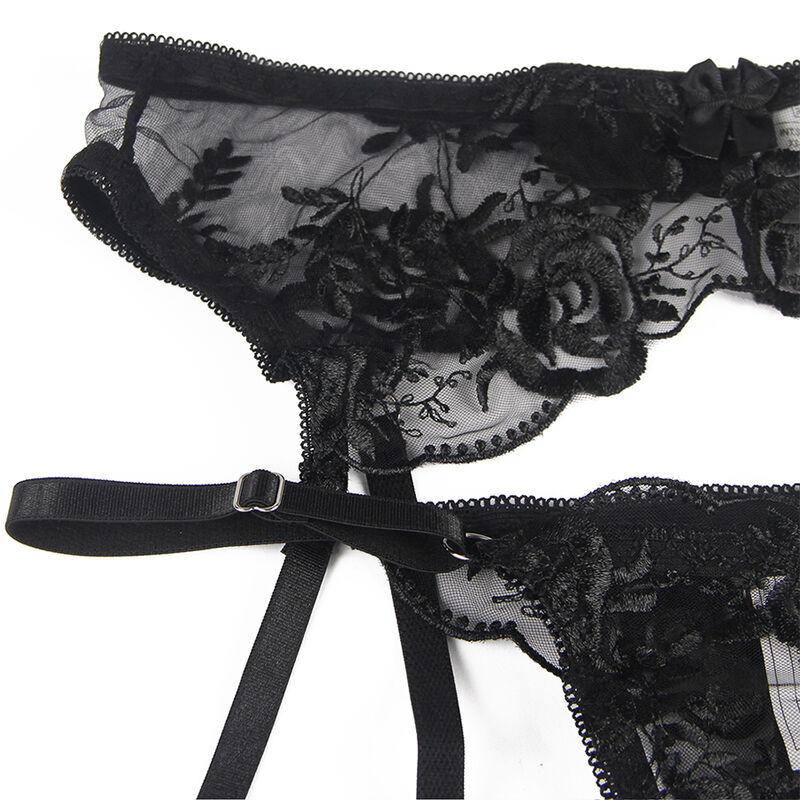 Subblime-Set de 3 Piese Sutien + Tanga + Jartieră cu Imprimeu 1 Subblime-Set de 3 Piese Sutien + Tanga + Jartieră cu Imprimeu · Lenjerie Sexy Femei (imaginea 2)