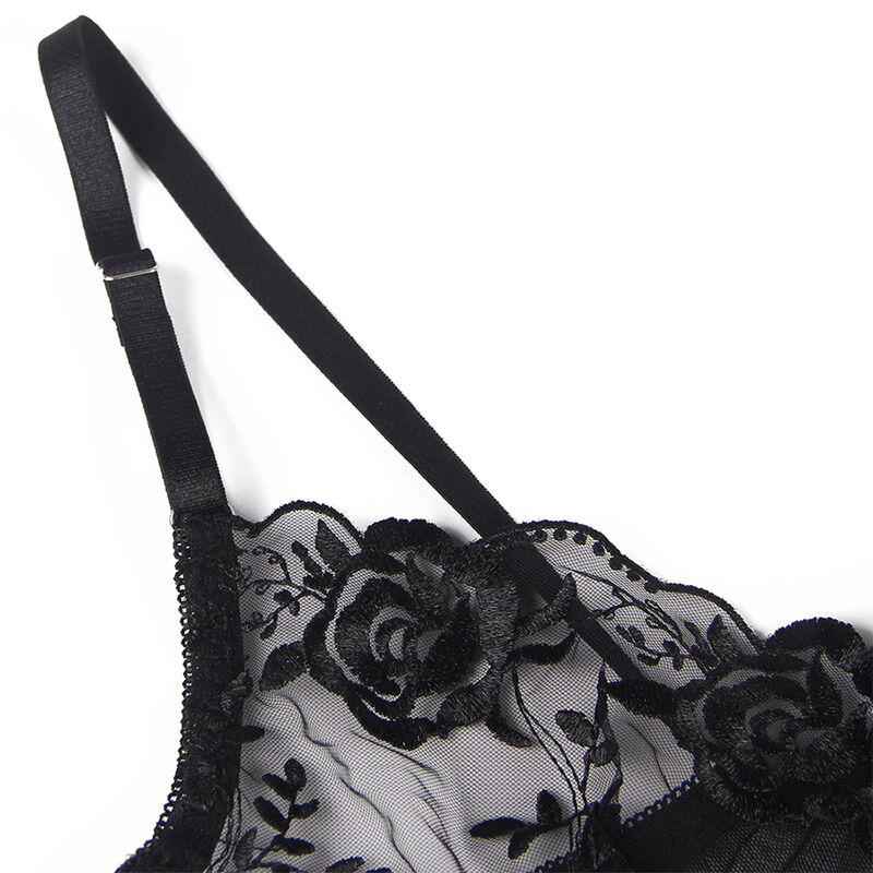 Subblime-Set de 3 Piese Sutien + Tanga + Jartieră cu Imprimeu 2 Subblime-Set de 3 Piese Sutien + Tanga + Jartieră cu Imprimeu · Lenjerie Sexy Femei (imaginea 3)