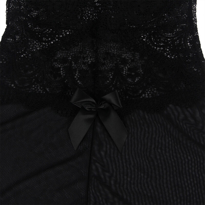Subblime-Babydoll din Tul cu Dantelă și Detaliu Floral, Negru,/ 6 img 175778 7e957f9e82bf2361b0a8bd1f22c97dad 1