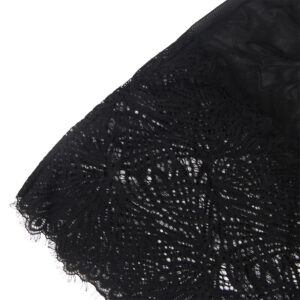 Subblime-Babydoll cu Bretele Ajustabile din Dantelă Negru/ - imagine 8