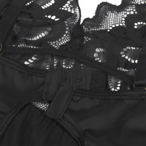 Subblime-Babydoll cu Imprimeu Floral la Piept Negru/, S/M/L/XL - imagine 8