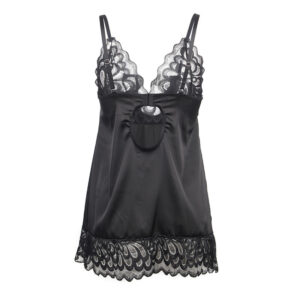 Subblime-Babydoll cu Imprimeu Floral la Piept Negru/, S/M/L/XL - imagine 6