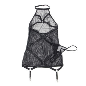 Subblime - Rochie Transparentă Halter Neagră/, S/M/L/XL - imagine 4