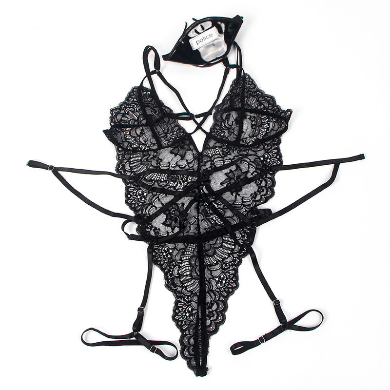 Subblime-Body din Dantelă Costum de Poliție Negru/, S/M/L/XL · Costume & Role Play (imaginea 8)