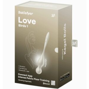 Satisfyer Balls-Love Birds Bile Kegel Vibrante, Albe-Silicon, 12 9 Satisfyer Balls-Love Birds Bile Kegel Vibrante, Albe-Silicon, 12 · Jucarii Anale (imaginea 3)