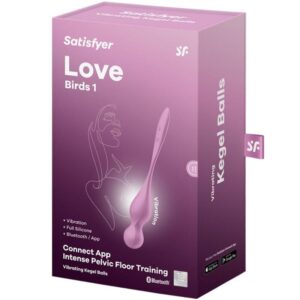 Satisfyer Balls-Love Birds Bile Kegel Vibratoare Roz-Silicon, 12 11 Satisfyer Balls-Love Birds Bile Kegel Vibratoare Roz-Silicon, 12 - imagine 5