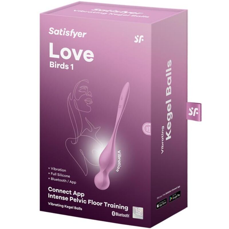Satisfyer Balls-Love Birds Bile Kegel Vibratoare Roz-Silicon, 12 5 img 176319 6920bb0186eb10386100777444f307c9 1
