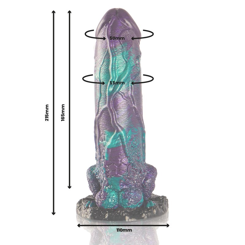 Epic-Basilisk Dildo cu Solzi, Plăcere Dublă, Mărime Mare-Silicon 3 img 176627 f086b154168487832ff608067ded2dbb 1