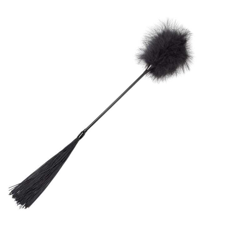 Secretplay 100% Fetish-Duster cu Pene + Bici Negru 1 img 176938 fc674d3774b639f00f2fb526d0aab718 1