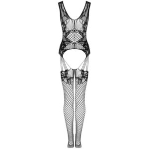 Livco Corsetti Bodystockings-Julove Bodystocking Negru One Size - imagine 8