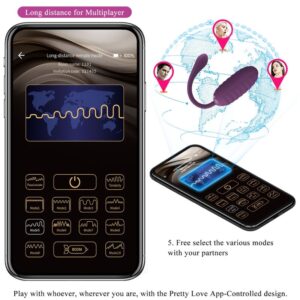 App Series-Casper Purple Ou Vibrator Reîncărcabil, Mov-Silicon - imagine 4