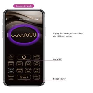 App Series-Casper Purple Ou Vibrator Reîncărcabil, Mov-Silicon - imagine 3