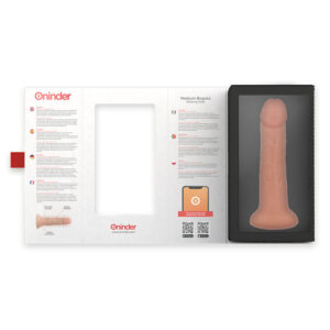 Oninder-Medium Bogotá Vibrator Dildo 9 Viteze Natural 20 cm - imagine 4