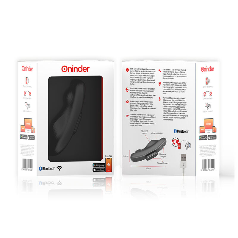 Oninder-Manila Panty Vibrator Reîncărcabil 9 Viteze 9.6 cm X 2.6 cm 4 img 177070 ffab47f7624c83d7dc111b232fde236f 1